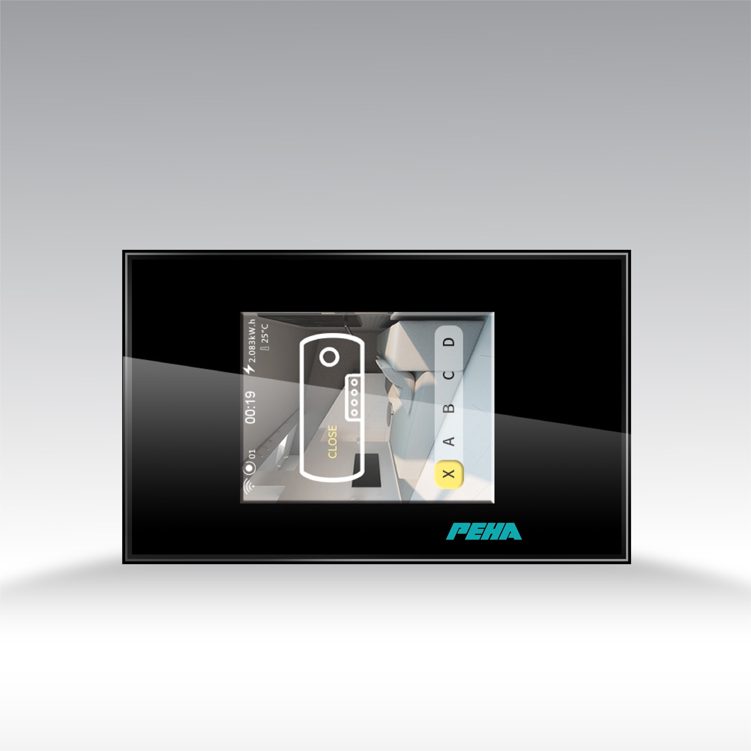 Bộ công tắc bình nóng lạnh màn hình cảm ứng LCD wifi mesh kết nối không dây – Germany
