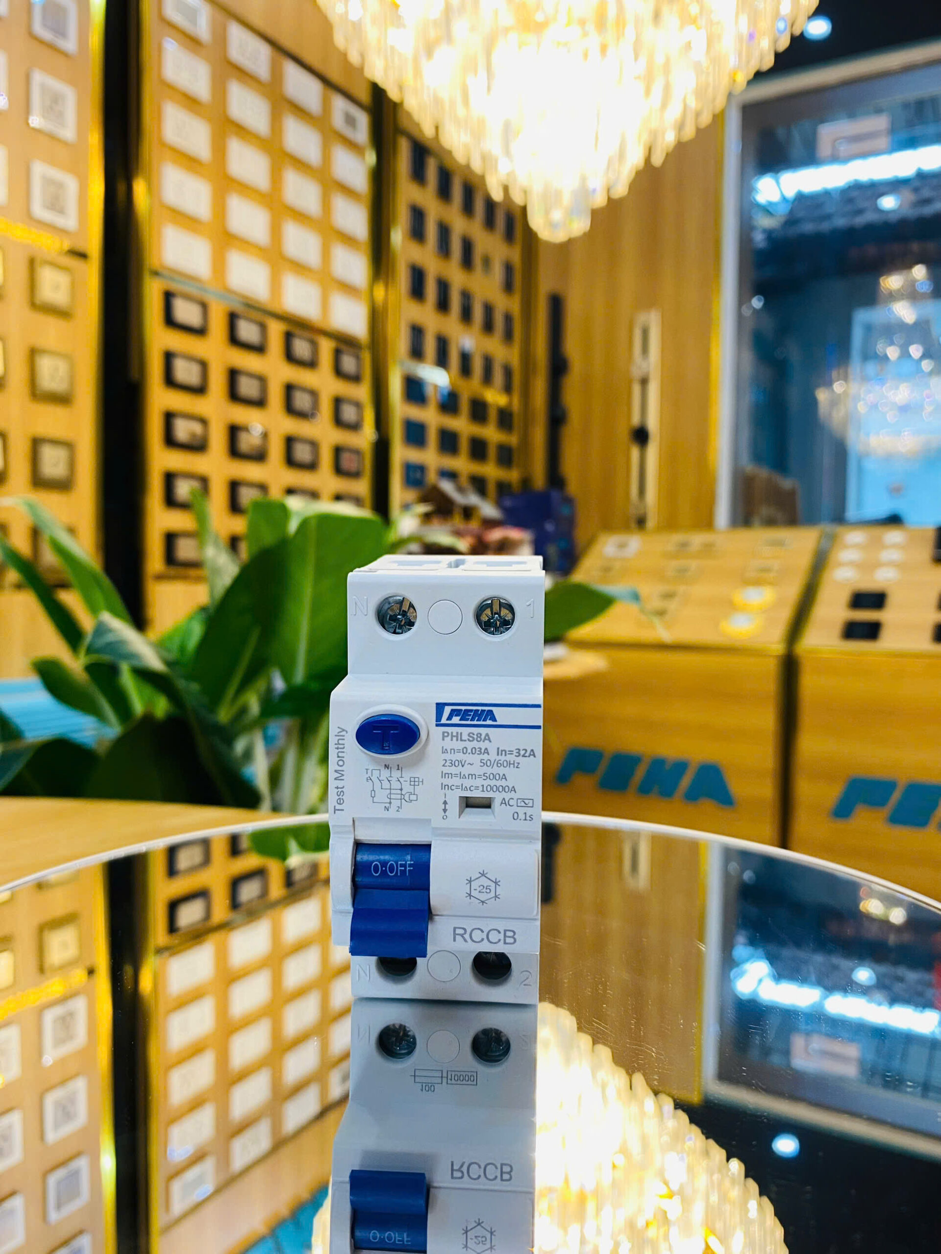 Aptomat Chống Giật RCCB PEHA – 32A – 2P - Ảnh 4