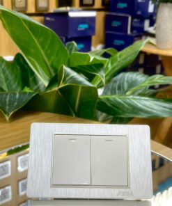 Bộ công tắc 2 x 1 chiều PEHA - WHITE C1 SERIES C102AM3L