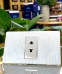 Bộ 1 Ổ Cắm Đôi 2 Chấu PEHA - WHITE C1 SERIES C1